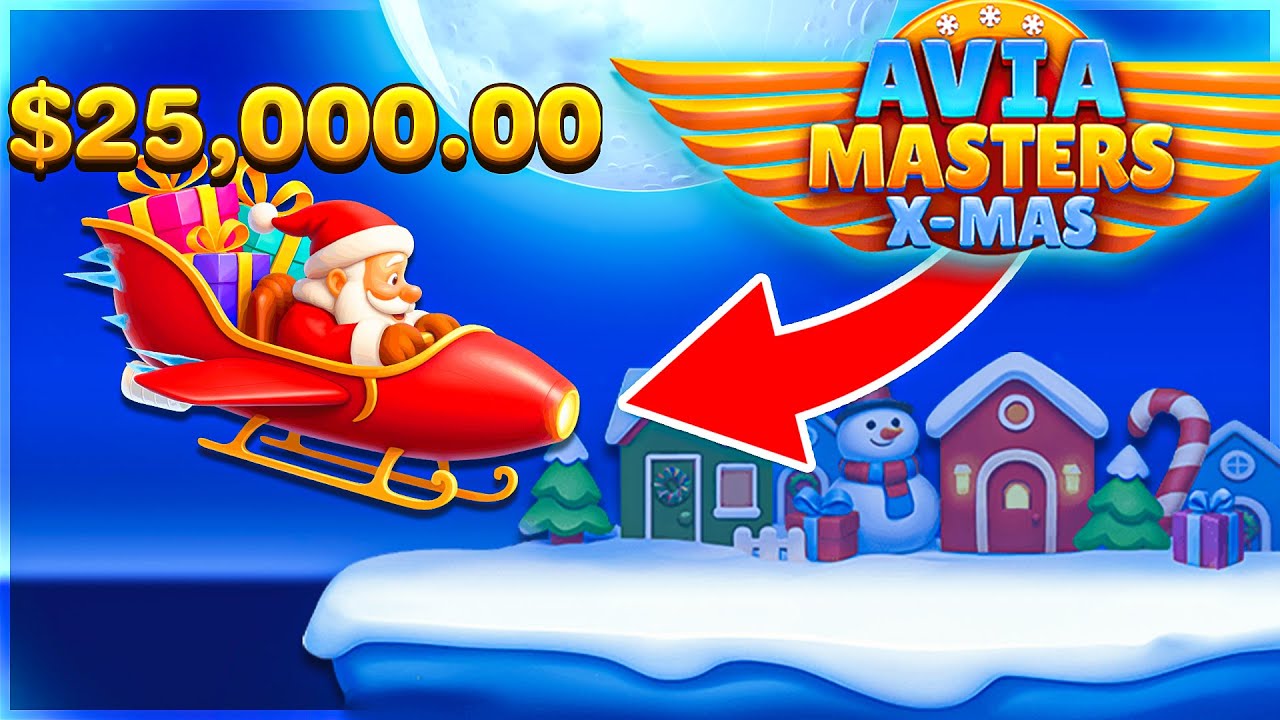 MASSIVE WIN On THE PLANE GAME XMAS!! (AVIA MASTERS XMAS)